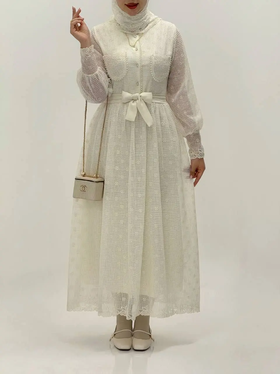 3569-پیراهن مزونی پریا